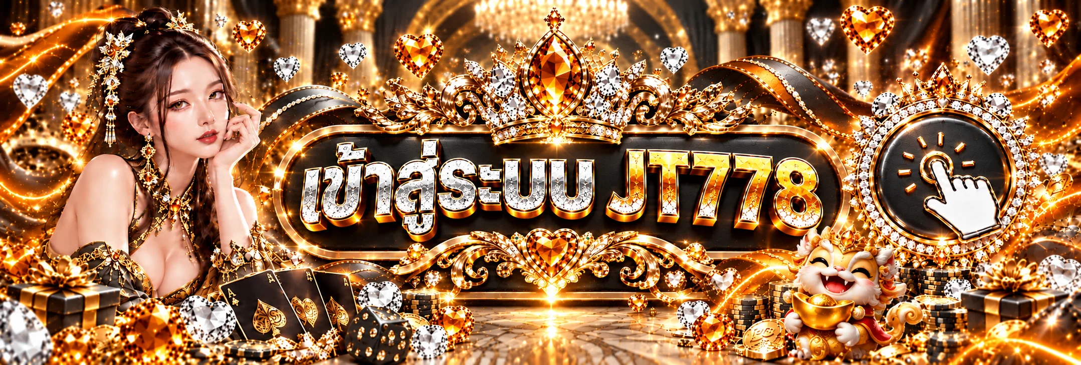 หน้าคู่มือเข้าสู่ระบบ JT778 โทนส้มดำ